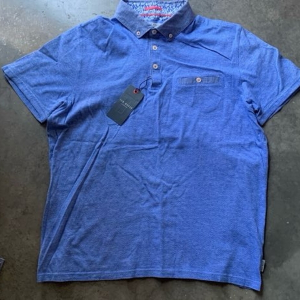 Ted Baker Royal Blue Polo Shirt